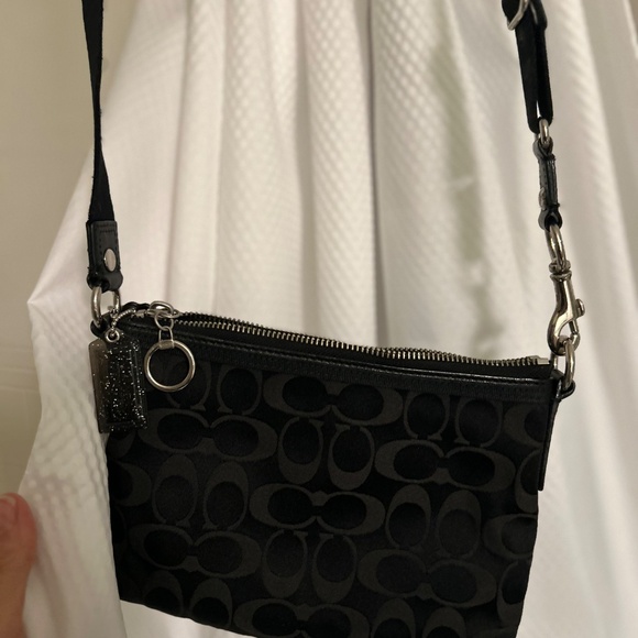 Coach Black Leather Crossbody Bag - Picture 4 of 4